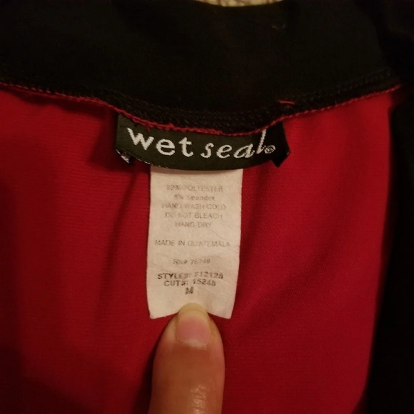 Y2K Wet Seal Women's Red Dress M - Picture 5 of 7